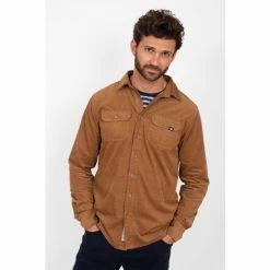 Brakeburn Brown Cord Shirt