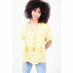 Brakeburn Yellow Ayla Blouse