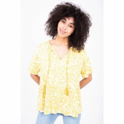 Brakeburn Yellow Ayla Blouse -Brakeburn shop unnamed file 903
