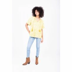 Brakeburn Yellow Ayla Blouse -Brakeburn shop unnamed file 904