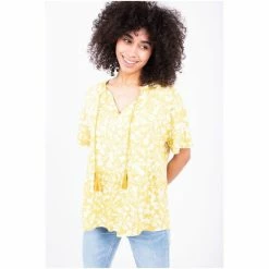 Brakeburn Yellow Ayla Blouse -Brakeburn shop unnamed file 905