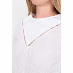 Brakeburn White Lola Motif Blouse -Brakeburn shop unnamed file 918
