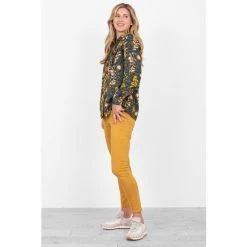 Brakeburn Green Floral Blouse -Brakeburn shop unnamed file 929