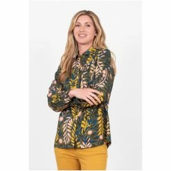 Brakeburn Green Floral Blouse -Brakeburn shop unnamed file 930