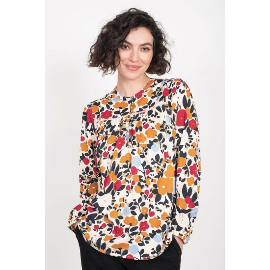 Brakeburn White Bloom Floral Blouse 1 Brakeburn White Bloom Floral Blouse