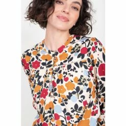 Brakeburn White Bloom Floral Blouse 7 Brakeburn White Bloom Floral Blouse -Brakeburn shop unnamed file 933