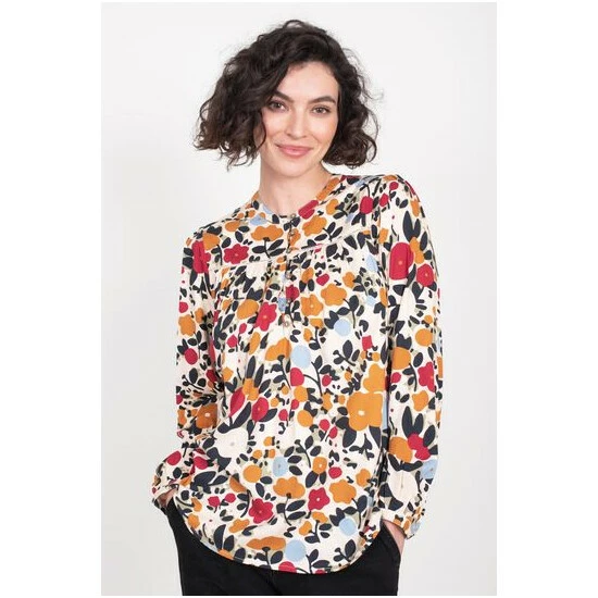 Brakeburn White Bloom Floral Blouse 5 Brakeburn White Bloom Floral Blouse - Image 5