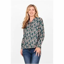 Brakeburn Green Autumn Breeze Blouse -Brakeburn shop unnamed file 945