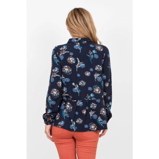 Brakeburn Blue Meadow Trail Jersey Blouse 2 Brakeburn Blue Meadow Trail Jersey Blouse - Image 2