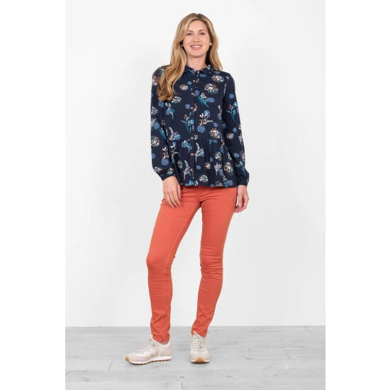 Brakeburn Blue Meadow Trail Jersey Blouse 4 Brakeburn Blue Meadow Trail Jersey Blouse - Image 4