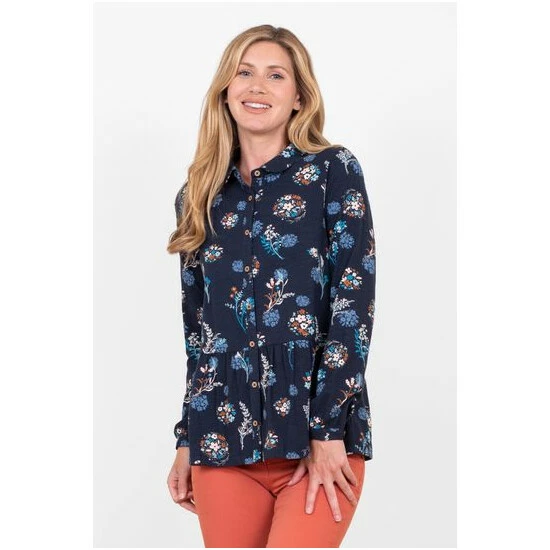 Brakeburn Blue Meadow Trail Jersey Blouse 5 Brakeburn Blue Meadow Trail Jersey Blouse - Image 5