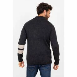 Brakeburn Grey Grey Quarter Zip Jumper -Brakeburn shop unnamed file 988